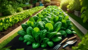 Spinach garden