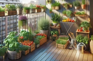 balcony vegetable garden