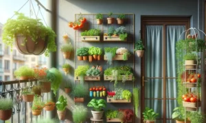 Growing vegetables on Balcony