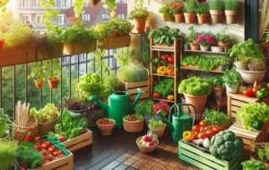 Growing vegetables on Balcony