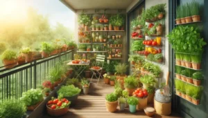 Growing vegetables on Balcony