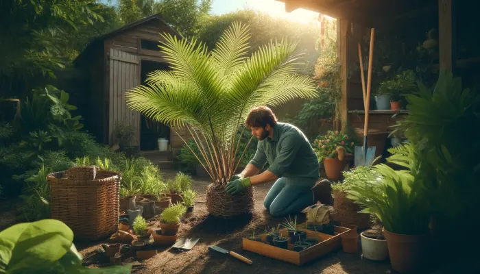 Propagation Techniques for Bamboo Palm Plants