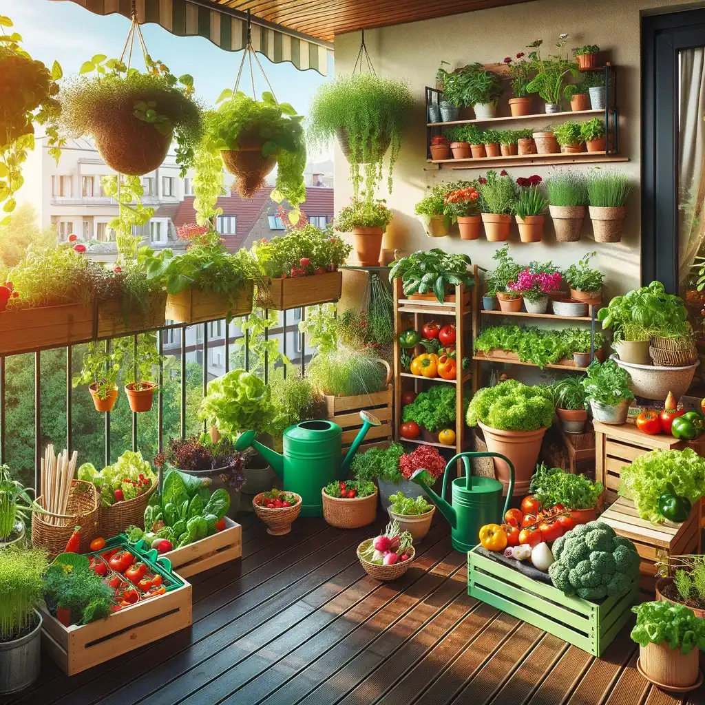 Growing vegetables on Balcony